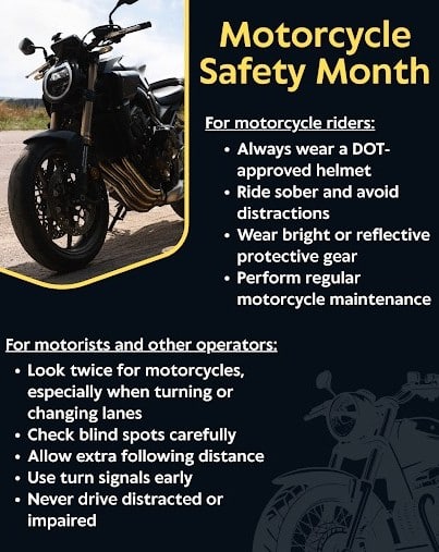 Motorcycle Safety Awareness Month - Nahant Police Department Motorcycle Safety Awareness Month - Nahant Police Department